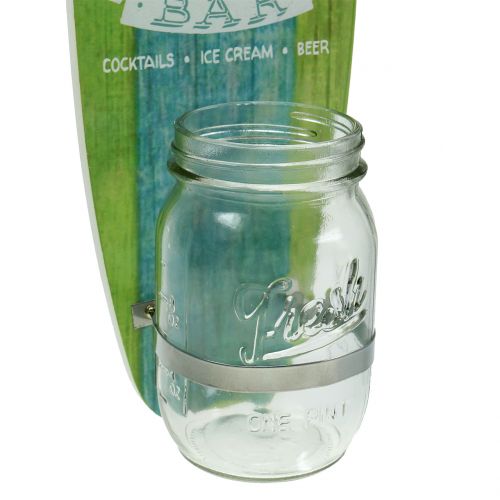 Floristik24 Abridor de garrafas de parede &quot;Beach Bar&quot; 36cm x 11cm