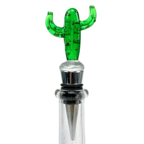 Floristik24 Rolha de garrafa com figuras de vidro 11-12cm 3 unidades