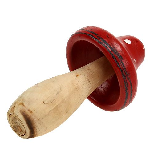 Floristik24 Toadstool feito de madeira 21cm