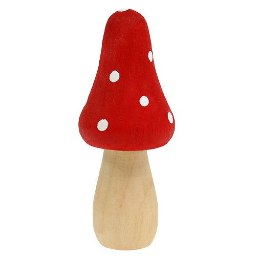 Floristik24 Toadstool feito de madeira 6cm 12pcs