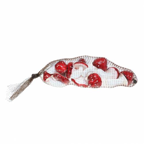 Floristik24 Conjunto decorativo de agárico com mosca vermelho, branco 6–7 cm 12 unidades