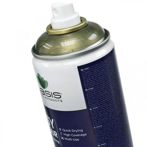 Itens Glitter spray dourado para artesanato Color Spray 400ml