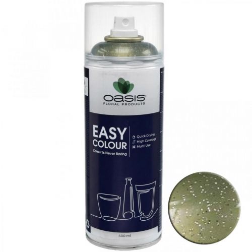 Floristik24 Glitter spray dourado para artesanato Color Spray 400ml