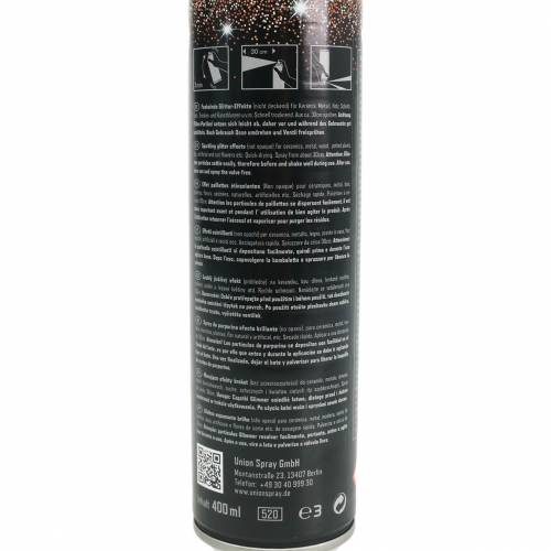 Floristik24 Spray de tinta spray de cobre com brilho em spray 400ml