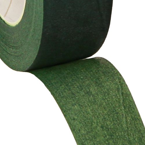 Itens Fita floral fita de embrulho de flores verde 25mm 6 un