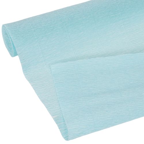 Papel crepom azul para