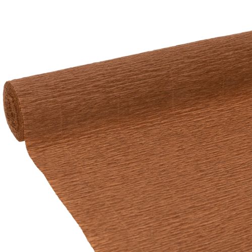 Papel crepom para floristas, marrom, rolo de 50 cm de largura comprar | Floristik24.pt