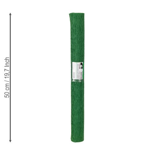 Itens Papel crepom florista verde escuro 50x250cm