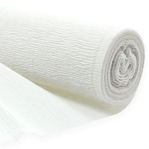 Papel crepom para florista crepom branco 50×250cm 5 unidades