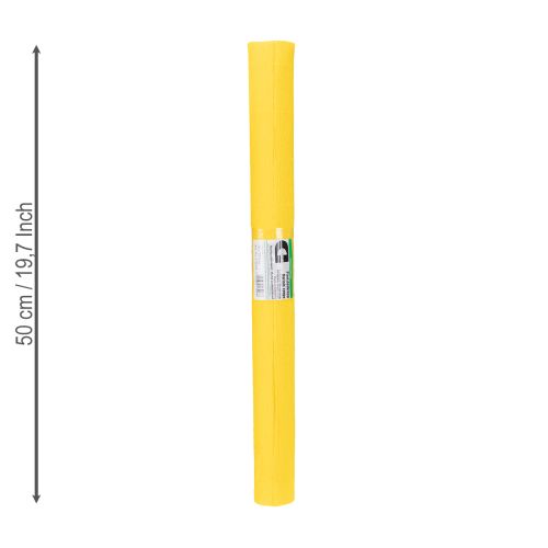 Itens Papel crepom florista amarelo 50x250cm