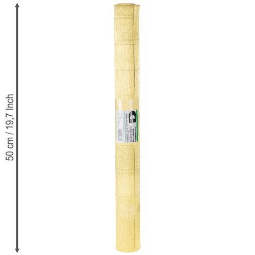 Itens Papel Crepom Florista Dourado 50x250cm