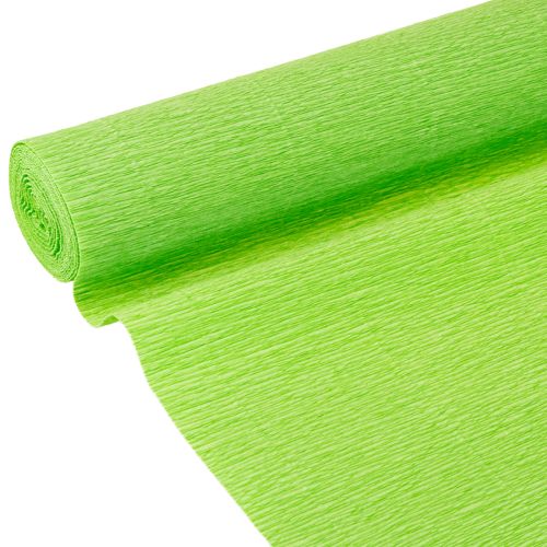 Floristik24 Papel crepom florista verde claro 50x250cm