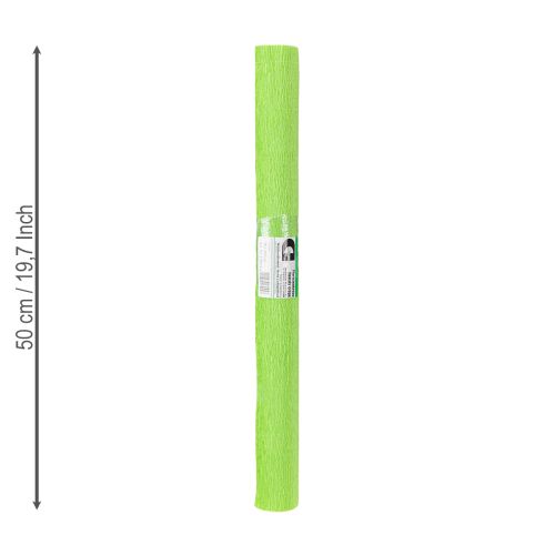 Itens Papel crepom florista verde claro 50x250cm