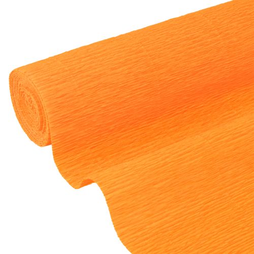 Papel crepom florista laranja claro 50x250cm