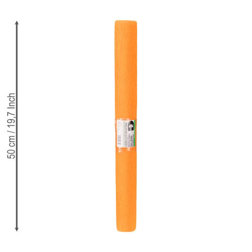 Itens Papel crepom florista laranja claro 50x250cm