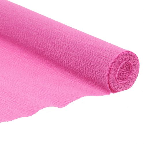 Itens Papel crepom florista rosa claro 50x250cm