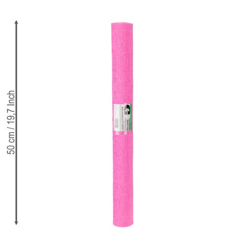 Itens Papel crepom florista rosa claro 50x250cm