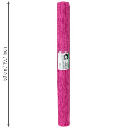 Itens Papel crepom florista magenta 50x250cm