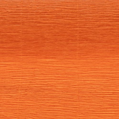 Papel crepom para florista, rolo laranja, 50x250cm | Floristik24.pt