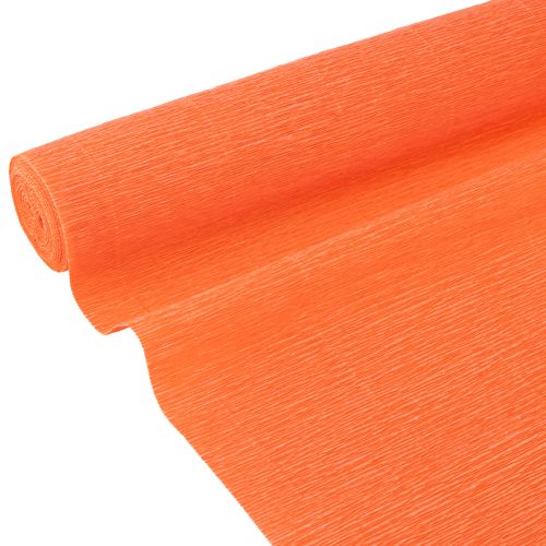 Papel crepom florista laranja 50x250cm