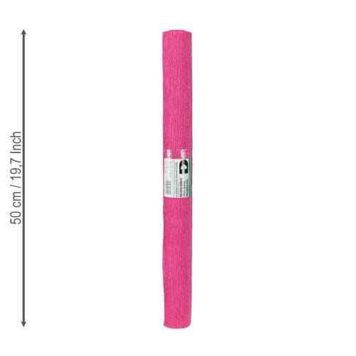 Itens Papel crepom florista rosa 50x250cm