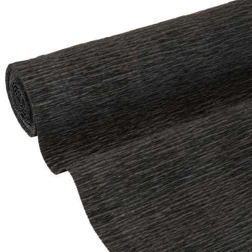 Papel crepom florista preto 50x250cm