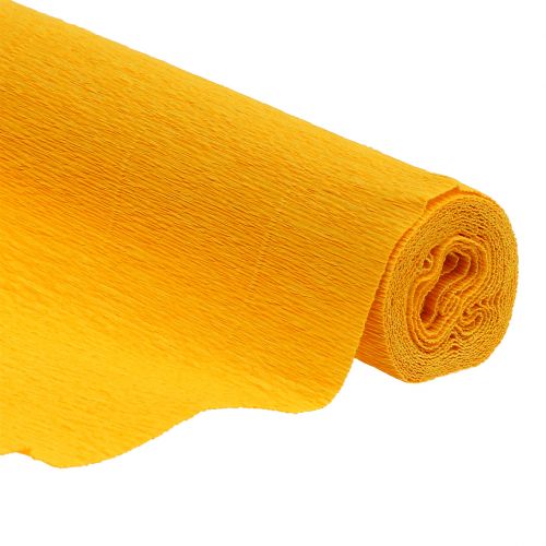 Floristik24 Florista papel crepom amarelo sol 50x250cm