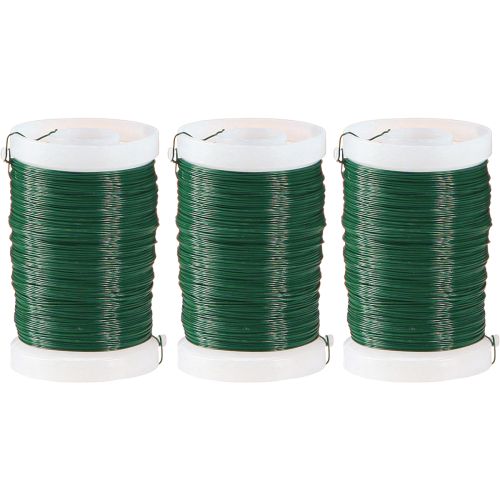 Itens Fio florista fio decorativo fio murta verde 0,30mm 100g 3 un