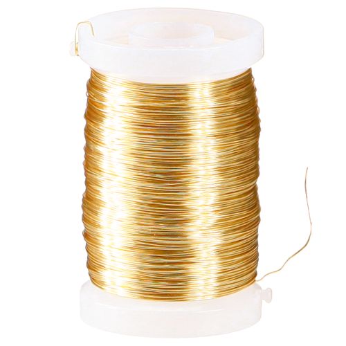 Itens Fio florista fio murta fio decorativo ouro 0,30mm 100g 3 peças