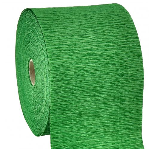 Flor crepe verde W10cm gramagem 128g/m² L250cm 2un