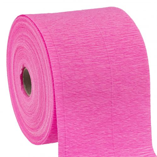 Flor crepe rosa W10cm gramatura 128g/m² L250cm 2uns