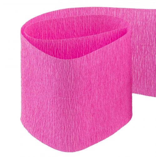 Itens Flor crepe rosa W10cm gramatura 128g/m² L250cm 2uns