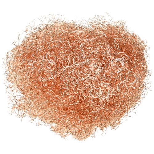 Itens Flor Cabelo Tinsel Cobre 50g