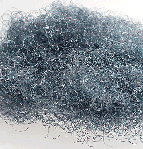 Floristik24 Flor de cabelo ouropel azul celeste 50g
