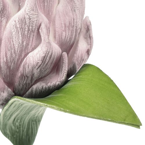 Floristik24 Espuma de alcachofra roxo claro 14cm C28cm 1ud
