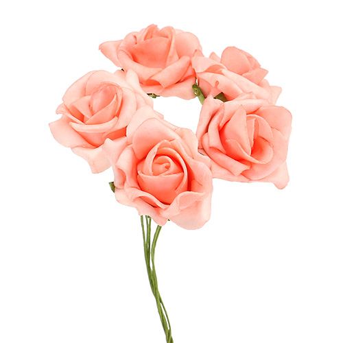 Espuma Rosa Ø4,5cm Salmão 36p