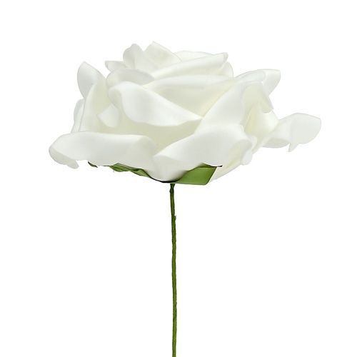 Itens Espuma Rosa Branca Ø15cm 4 un