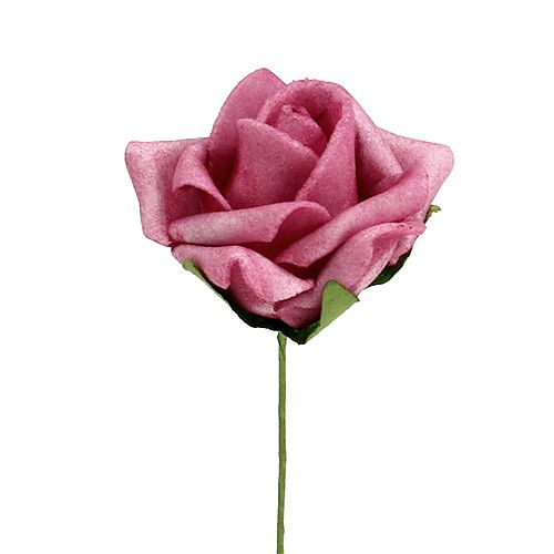 Itens Mini rosas Foamrose Ø3.5cm urze 48pcs