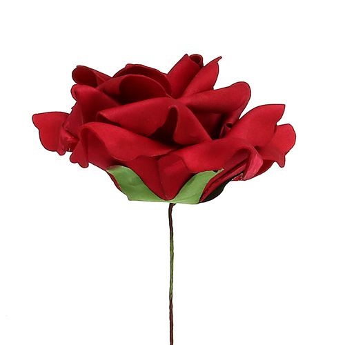 Floristik24 Espuma rosa espuma rosa vermelha Ø15cm 4 unidades
