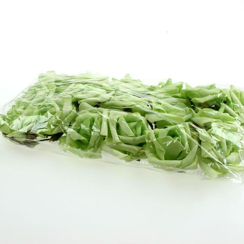 Floristik24 Rosa de espuma Ø 8cm verde 18 unidades