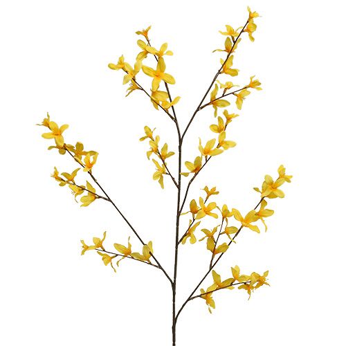 Itens Forsythia amarelo artificial 80cm