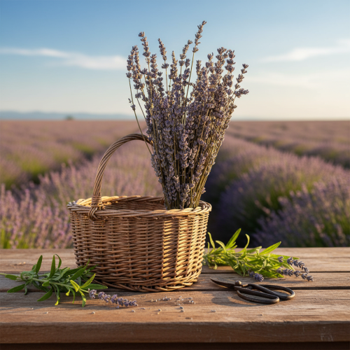 Itens Lavanda seca, flores secas perfumadas, 35-40cm, 100g