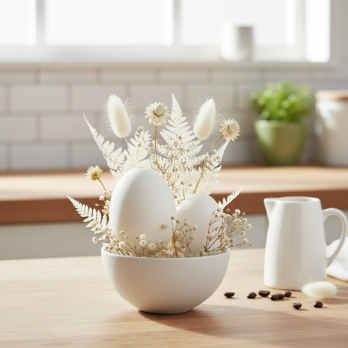 Itens Ovos de galinha brancos, 10 unidades