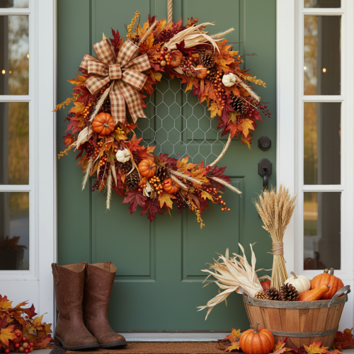 Itens Conjunto de 4 anéis decorativos boho em metal prateado, Ø28cm com ráfia natural - decoração para pendurar ou decorar a parede.