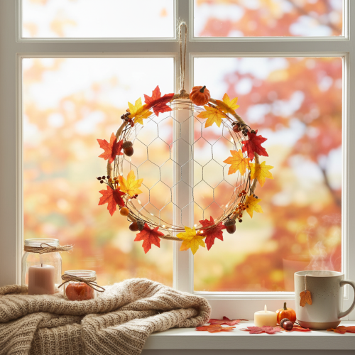 Itens Anéis decorativos de metal em ráfia para pendurar, Ø20cm, 4 peças, decoração boho para parede e janela.