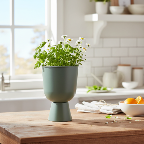 Itens Troféu de metal para decoração de interiores, com design elegante e moderno, 23 cm.