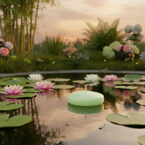 Itens Vela flutuante decorativa para ocasiões festivas e momentos especiais, 8 cm, 8 peças