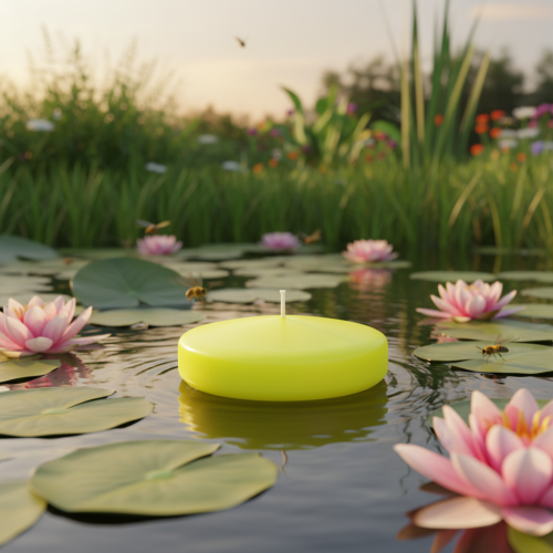 Itens Vela flutuante, opções versáteis de decoração para mesas elegantes e eventos, 8 cm, 8 peças