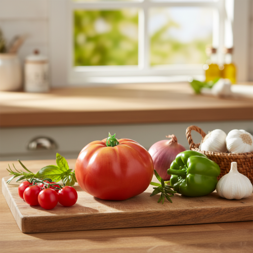 Itens Chupeta de carne artificial com tomate e tomate Ø10cm