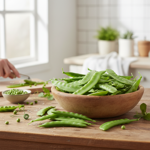 Itens Ervilhas Verdes Alimentos Artificiais Legumes 11,5cm 24 un